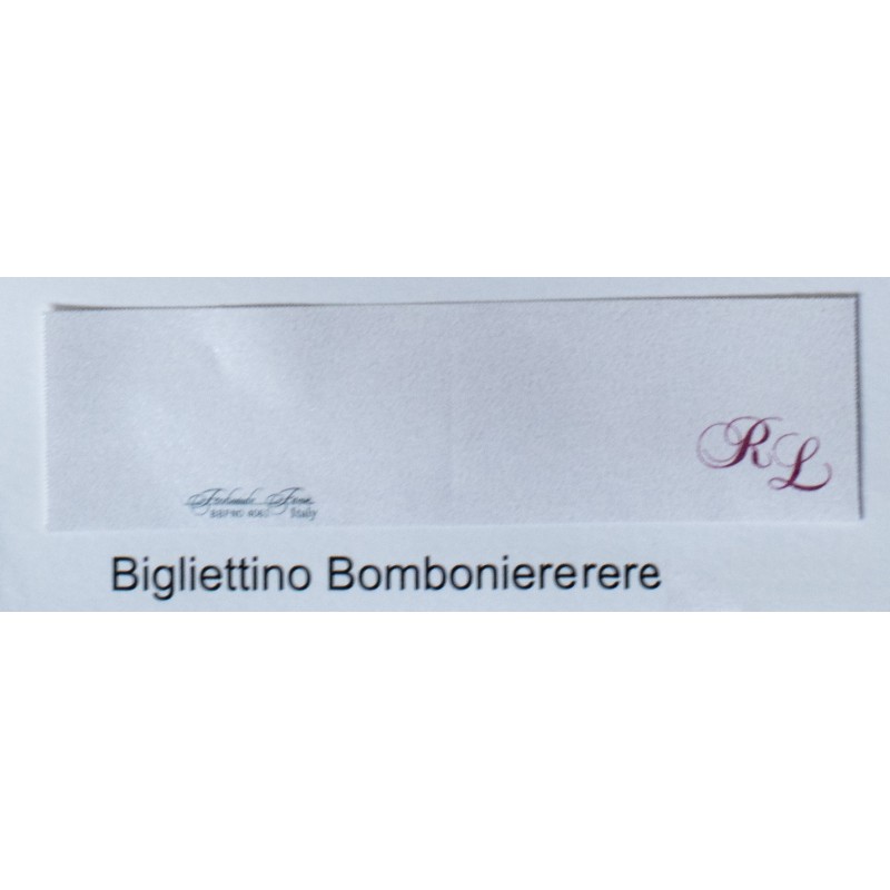 Biglietto bomboniera di Partecipazione nozze Alke