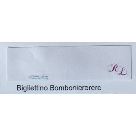 Biglietto bomboniera di Partecipazione nozze Alke