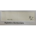 Biglietto bomboniera diPartecipazionedi nozze Epiphron con invito incluso