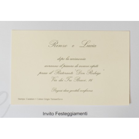 Invito di Partecipazione matrimonio Afrodite