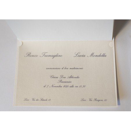 Partecipazione matrimonio Eucleia