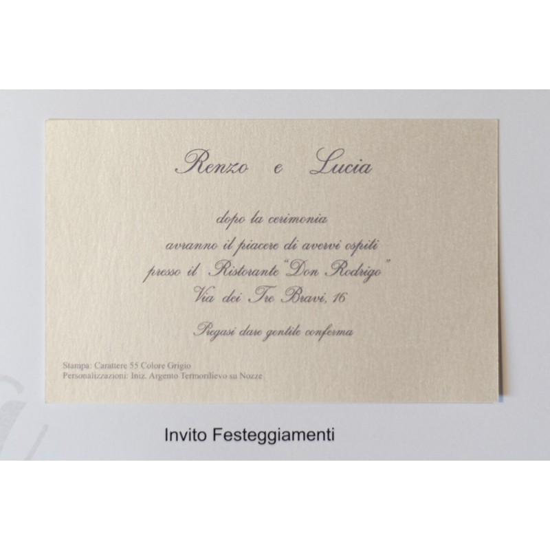 Invito di Partecipazione matrimonio Eucleia