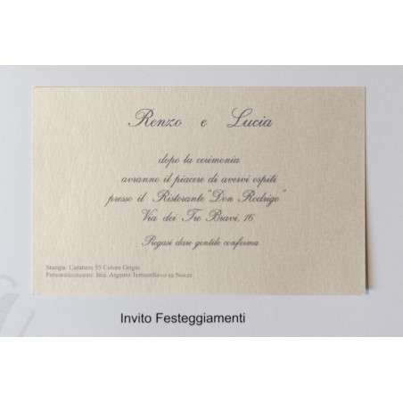 Invito di Partecipazione matrimonio Eucleia