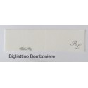 Biglietto bomboniera Partecipazione matrimonio taglio laser Eucleia