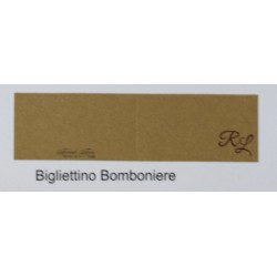 Biglietti bomboniera diPartecipazione nozze Fantasa