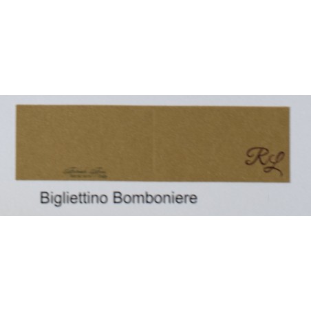 Biglietti bomboniera diPartecipazione nozze Fantasa