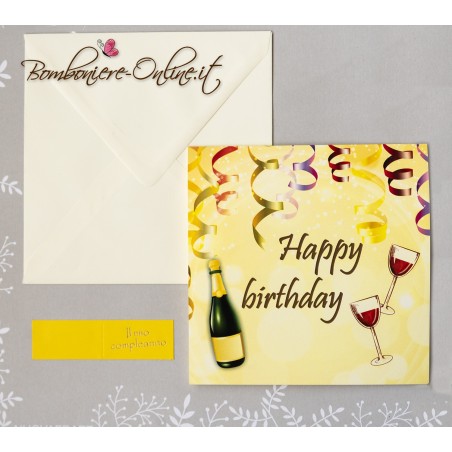 Invito Compleanno brindisi
